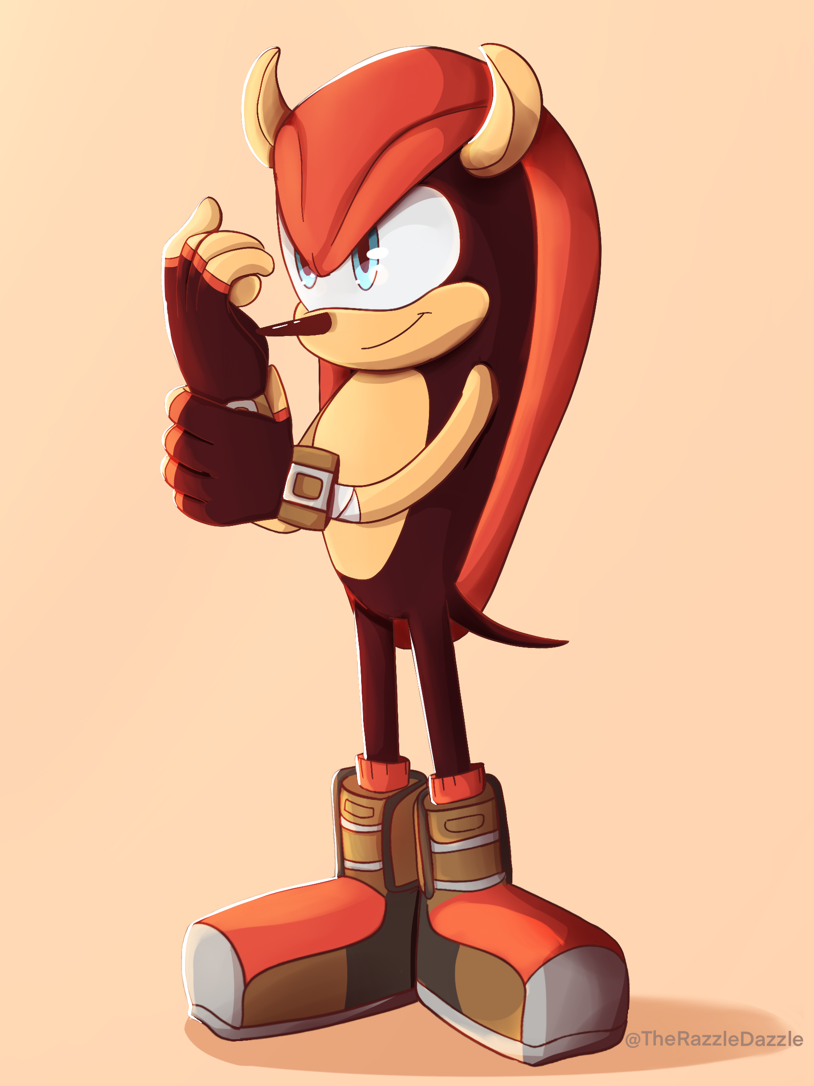 Fanart] Mighty the Armadillo, Mania Style! - 4K in comments. :  r/SonicTheHedgehog