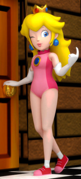 Princess Peach in a Lovely Outfit Combination