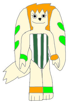 Milla Basset in Trademark Primary Swimsuit