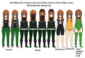 Emi Nitta in Teen Titans movies X-Over Style V2