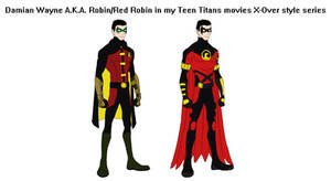 Damian Wayne in Teen Titans X-Over