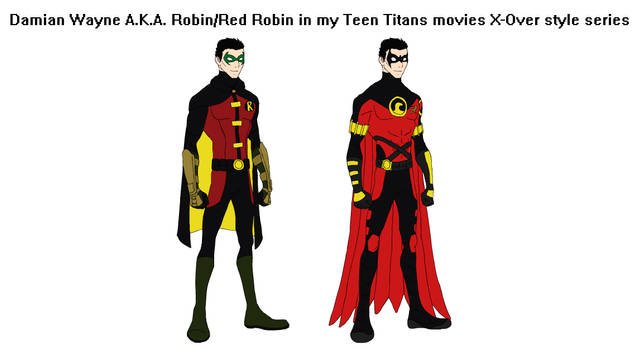 Damian Wayne in Teen Titans X-Over