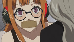 Futaba Sakura Tape Gagged