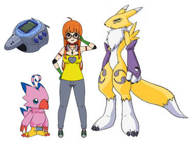 Futaba Sakura in Digimon Battle Planet