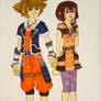 Sora And Kairi For Golden Hearts