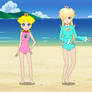 Mario Princesses in SwimsuitLeotards