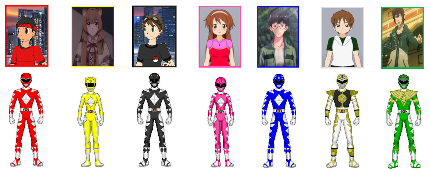 MMPR Main 7 by NeoduelGX on DeviantArt