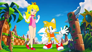 Peach and Tails as Adventurers