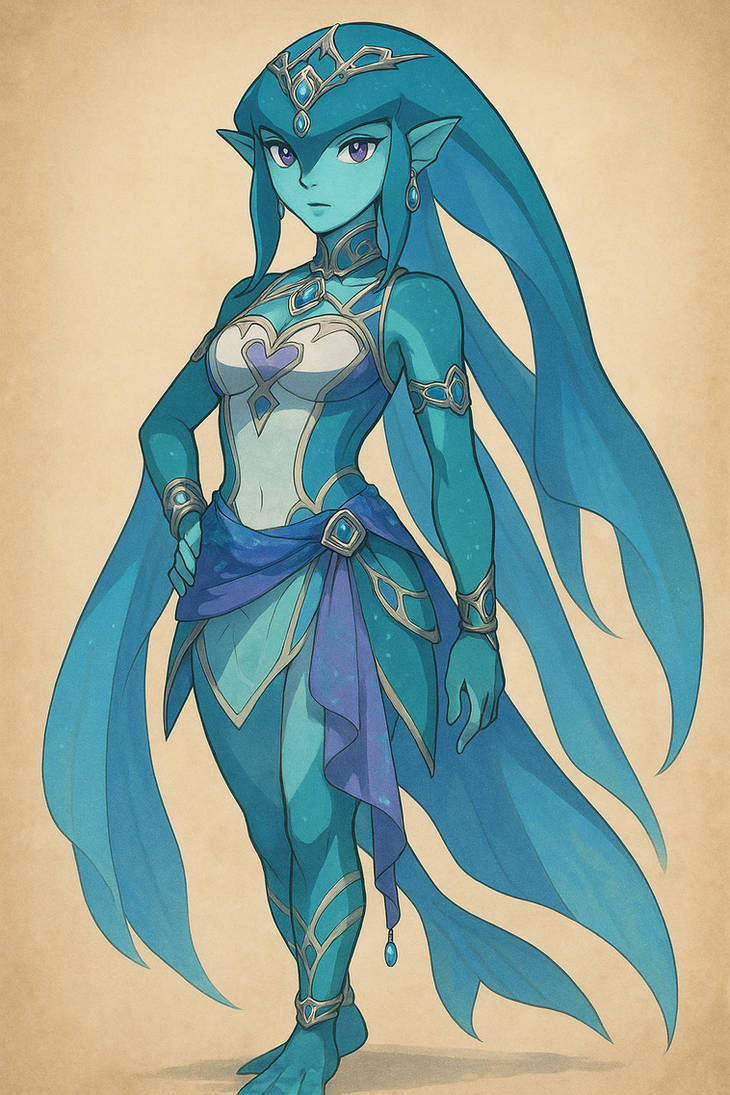 Elemental Guardian Princess Ruto Princess Ruto redesigned by NeoduelGX on DeviantArt