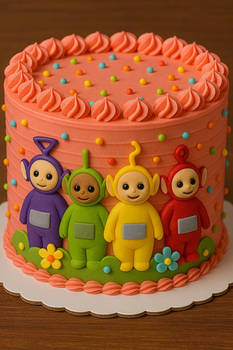 Teletubbies Birthday Cake