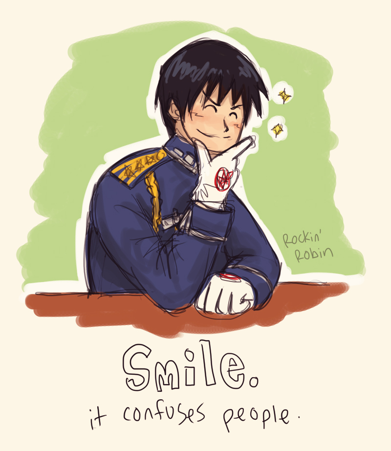 Smile - Roy Mustang