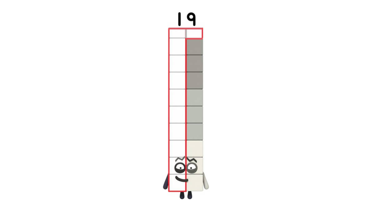 Numberblock 19 (2x9.5) by BenMichaEyal on DeviantArt