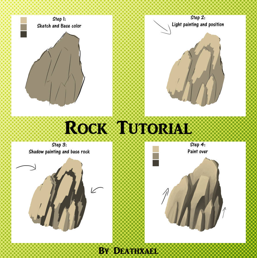 Rock painting tutorial by Xael-The-Artist on DeviantArt