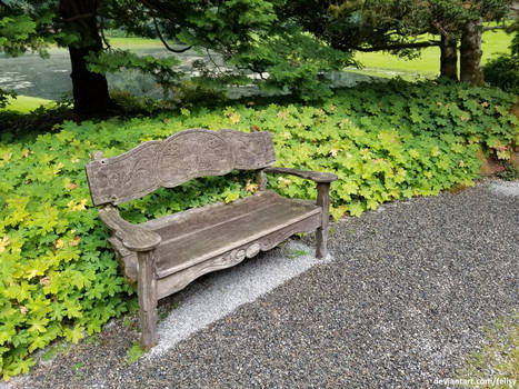 Bloedel Reserve Garden Bench