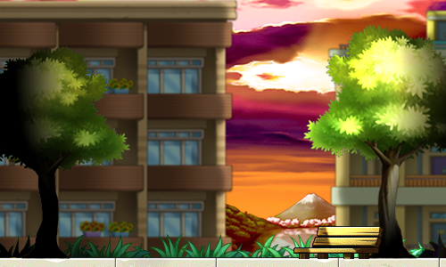 Maplestory Background | City Sunset |