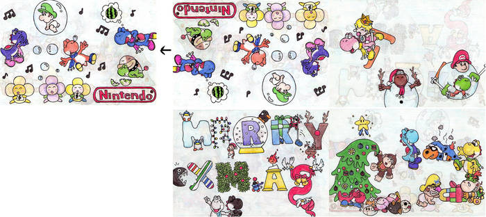 Yoshi's Island DS Xmas Card