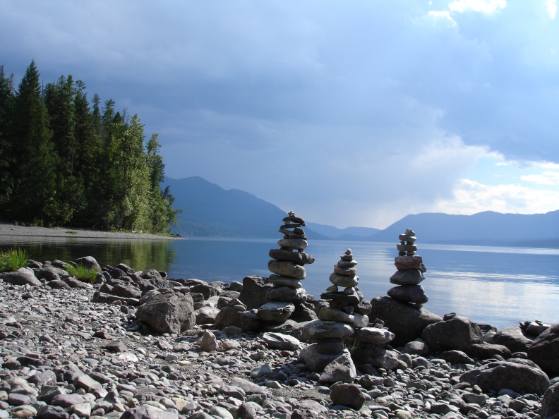 Stone Statues in Glacier