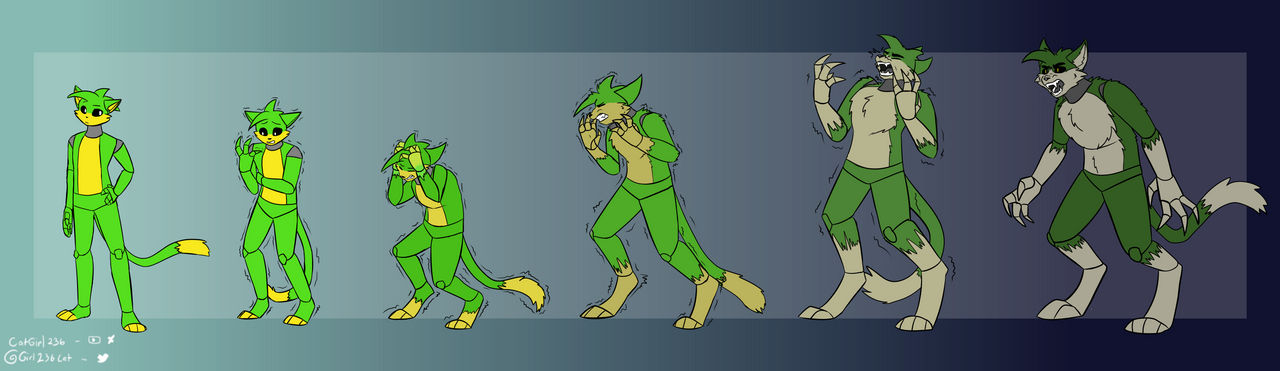Werecat Animation Werecat Transformation Sequence Transformations Were Creature Videos