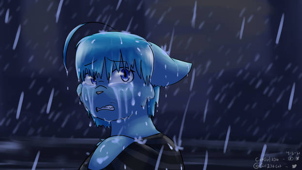 Crying in the rain