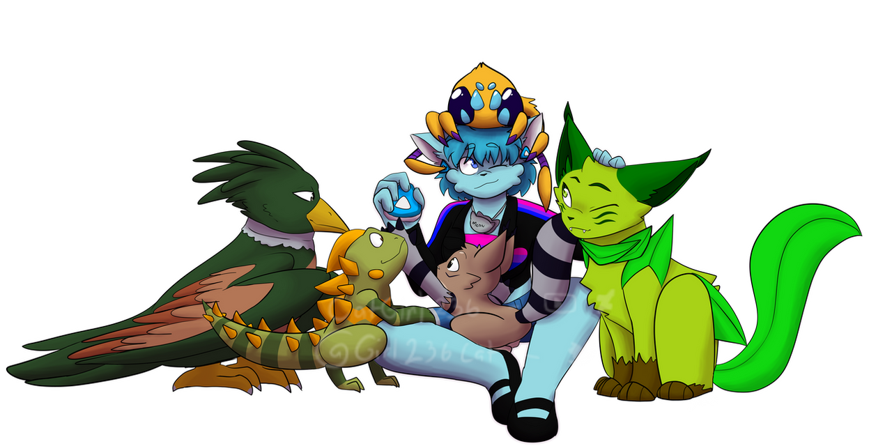 Me and the boys playing Loomian Legacy by CatGirl236 on DeviantArt