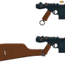 Toggle-Locking Handgun