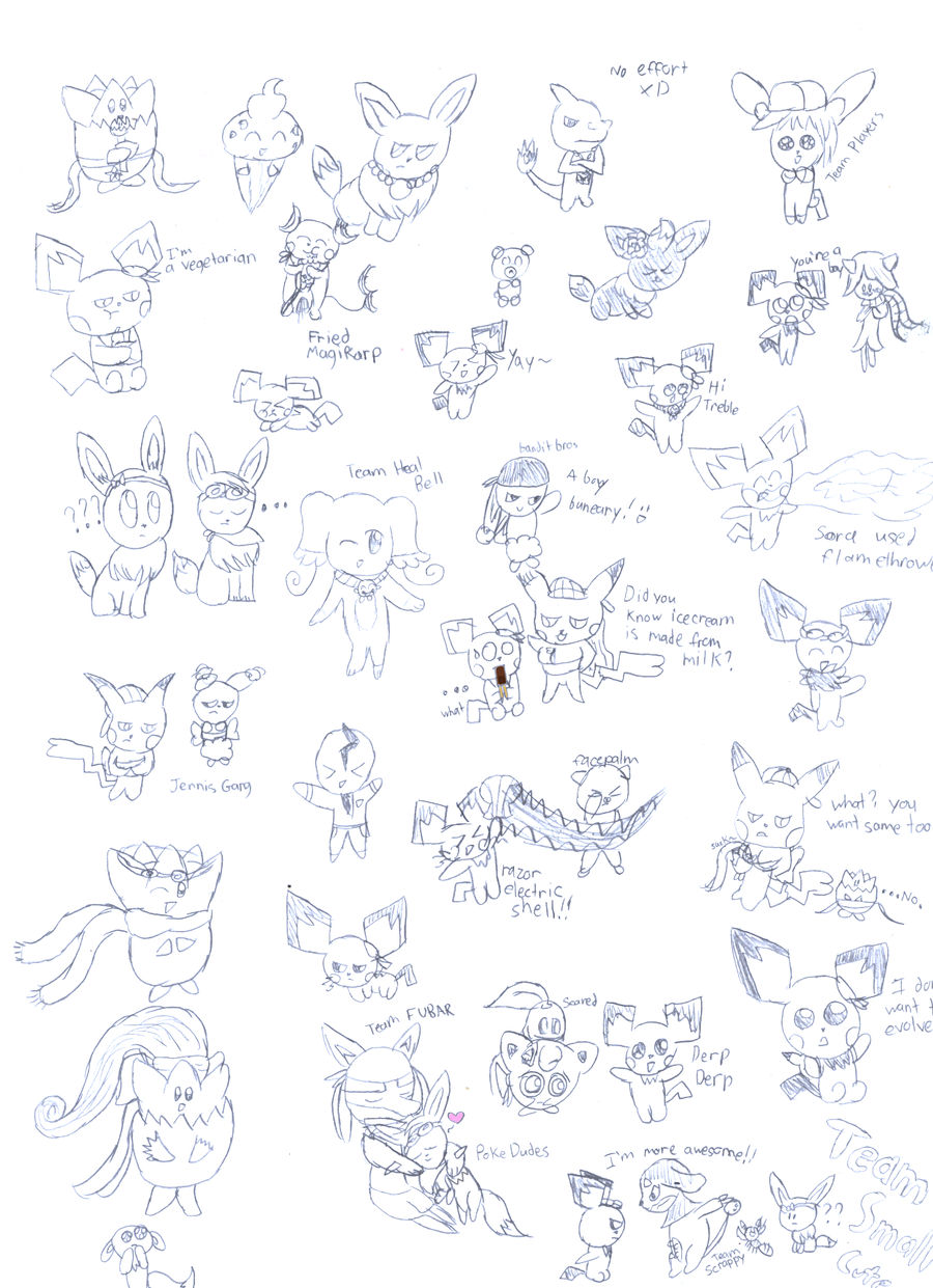 Derp Fan Art Sketch dump 2