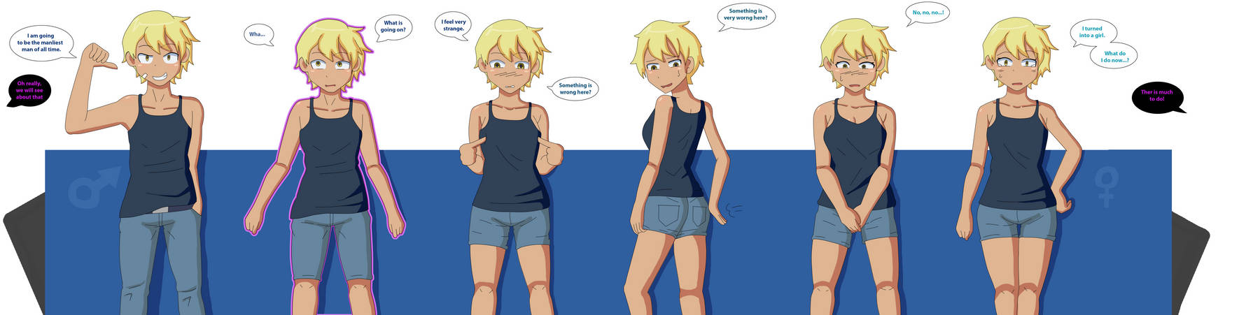 Bender Transform Hit Like A Girl - Transformation (Gender Bender) by TheMaskofaFox on ...