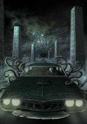 Tentacle Death Race cover illustration