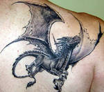 dragon tattoo for stanzani by BrunofPaiva