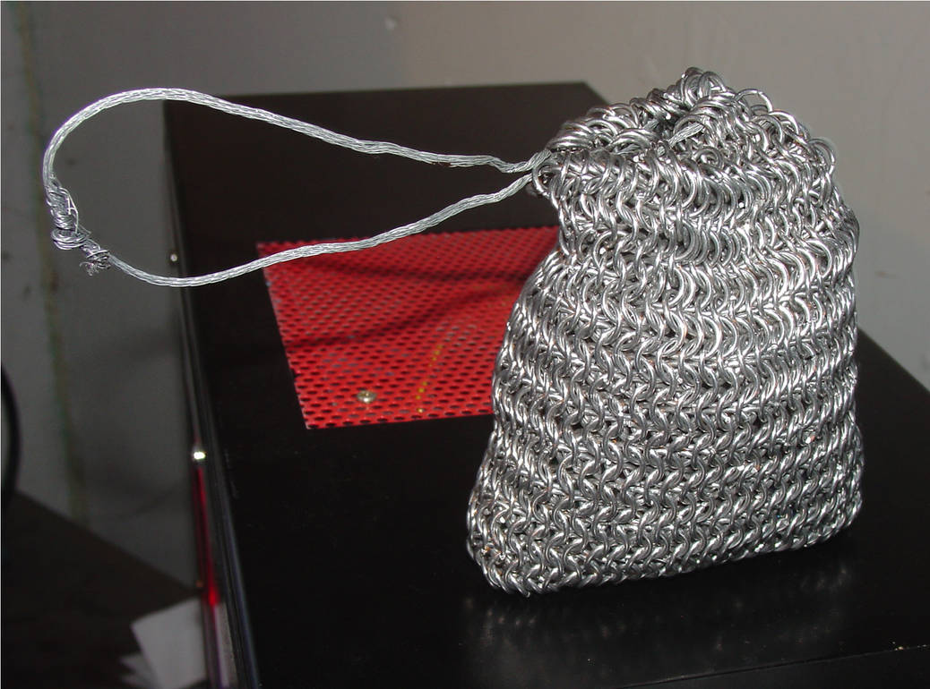 Chainmaille Pouch by zikes