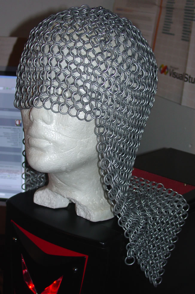 Chainmaille Coif by zikes