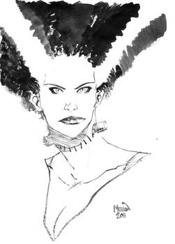 Bride of Frankenstein sketch