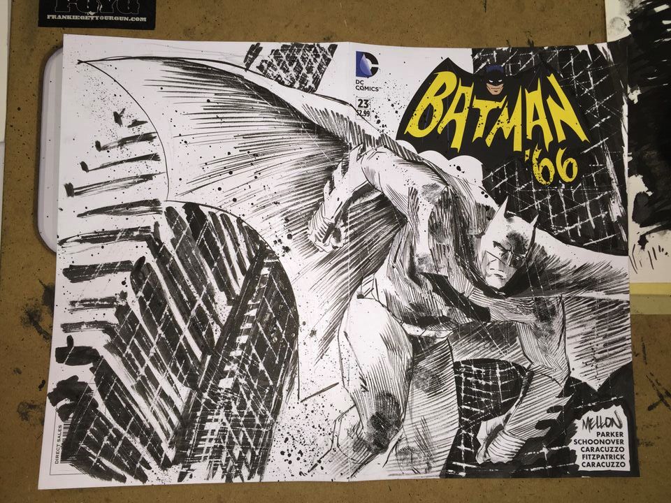 Batman '66 sketch cover