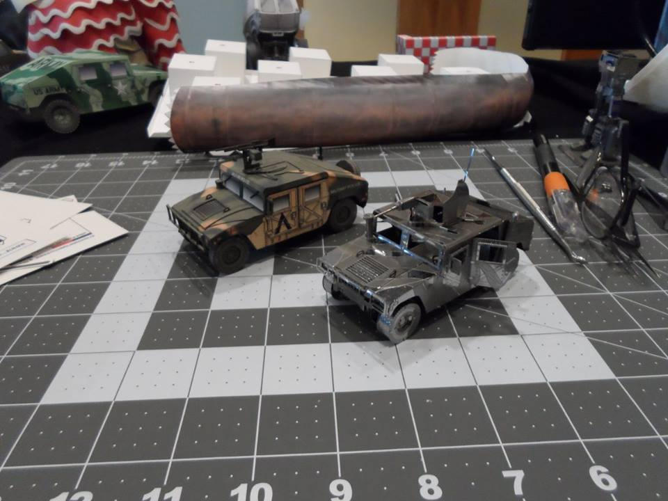 Metal Earth Hummer vs Paper Hummer by rickstef on DeviantArt