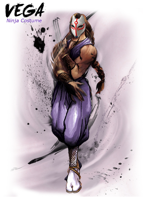 Costume and alternative outfit colors for Vega (Claw): Street Fighter 4 