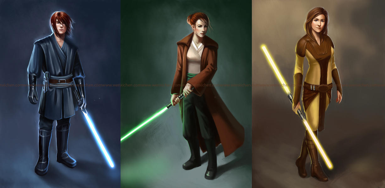 Jedi Commissions by acidlullaby on DeviantArt