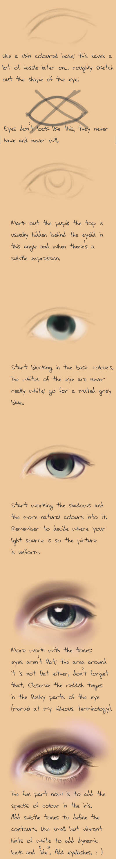 How to paint eyes by acidlullaby on DeviantArt