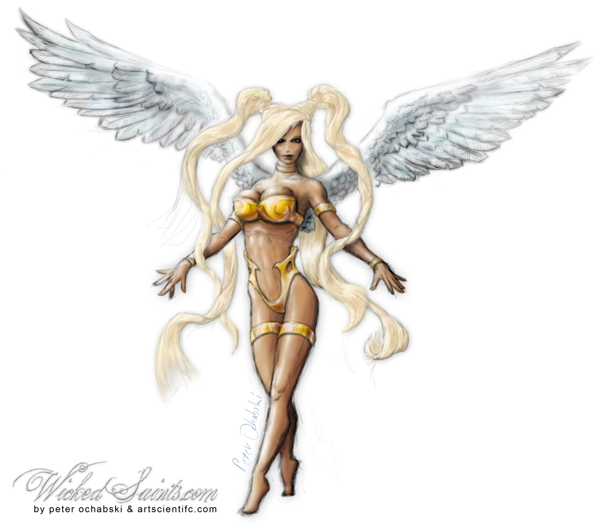 Blood elf valykyrie with wings