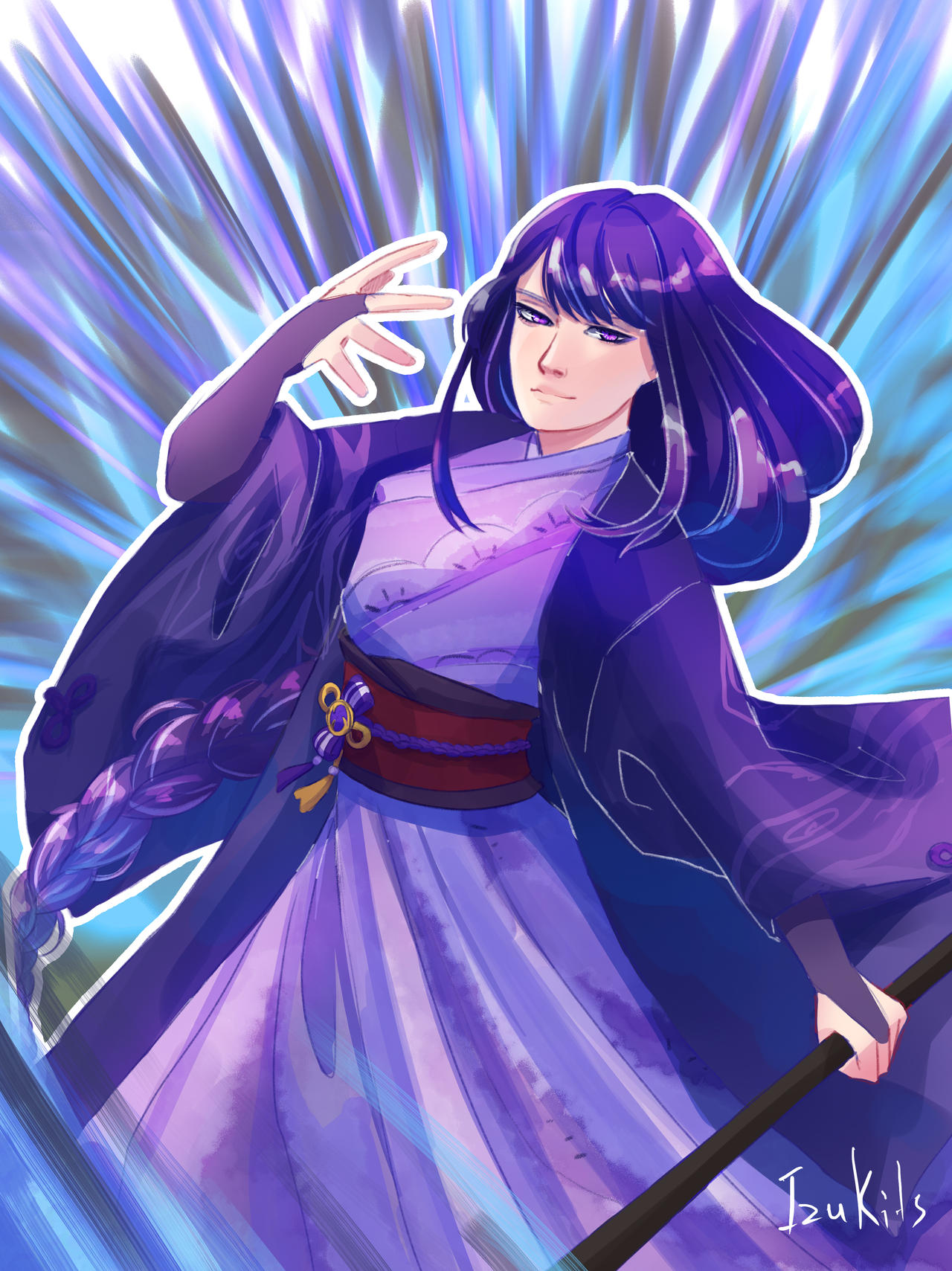 Beautiful Raiden Shogun by IzuKits on DeviantArt