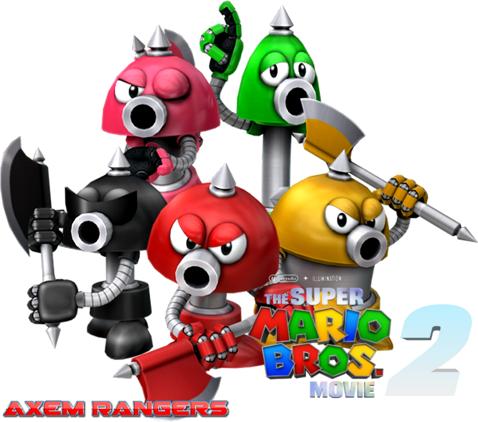 Axem Rangers Smz Axem Rangers in Mario Bros movie 2 ( PNG ) by ShrekHasbro076 on DeviantArt
