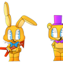 Fredbear And Springbonnie stickers