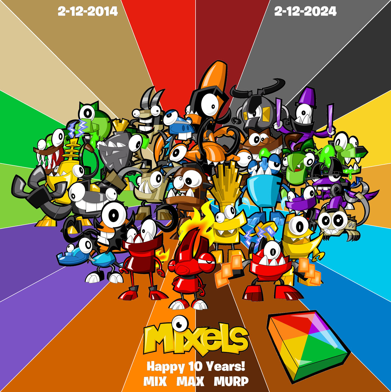 Mixels Creditsbackground The Decade of Mixels by CNMikefan2 on DeviantArt