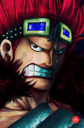 Captain of Kid Pirates: Eustass Captain Kidd by YametaStudio