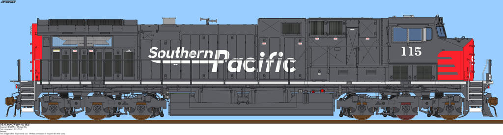 SP AC4400CW #115 by staall0043 on DeviantArt