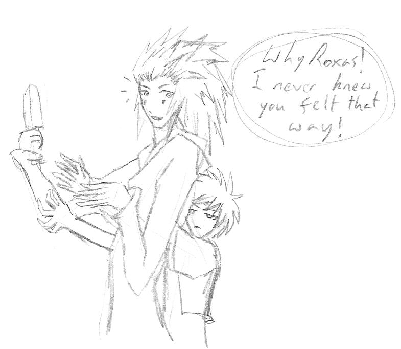 Axel and Roxas  ICE CREAM