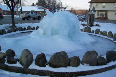 frozen fountain