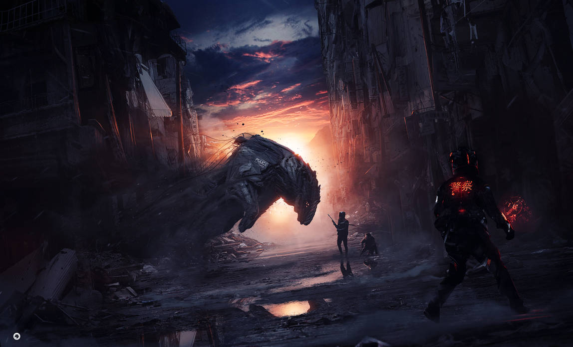 Police 2067 by AntoineCollignon Police 2067 by AntoineCollignon