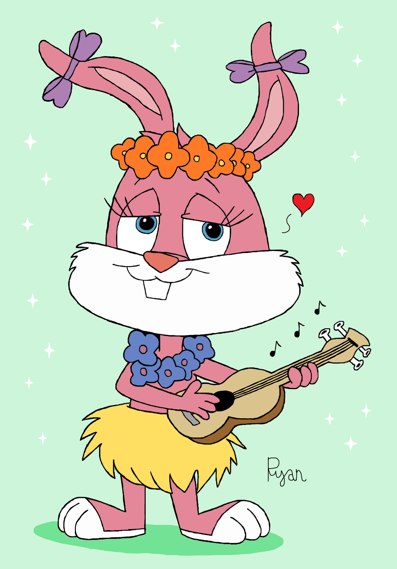 Hawaiian Babs by TheMusicalSquirrel on DeviantArt