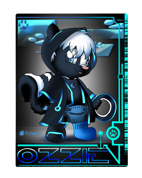 Ozzie Skunk Tron Tag