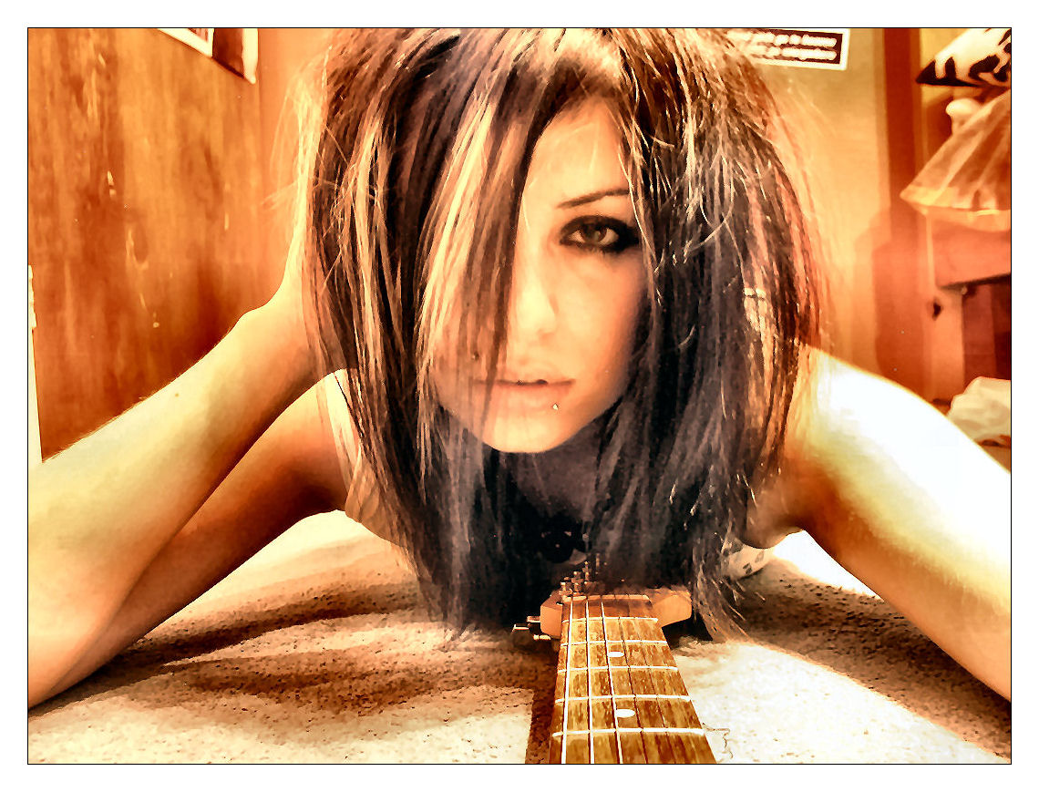 guitar girl.